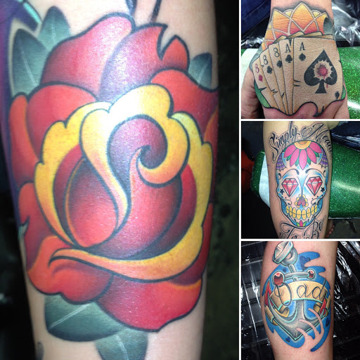 Explore simple dog tattoo ideas, creative tattoo ideas in Clearfield, available at Platypus Tattoo Co.