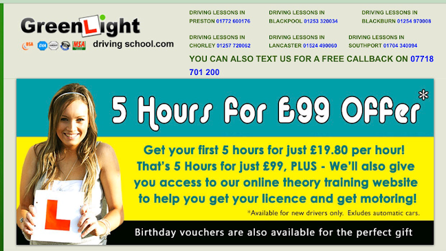 Reviews of GreenLight Driving School in Preston - Driving school