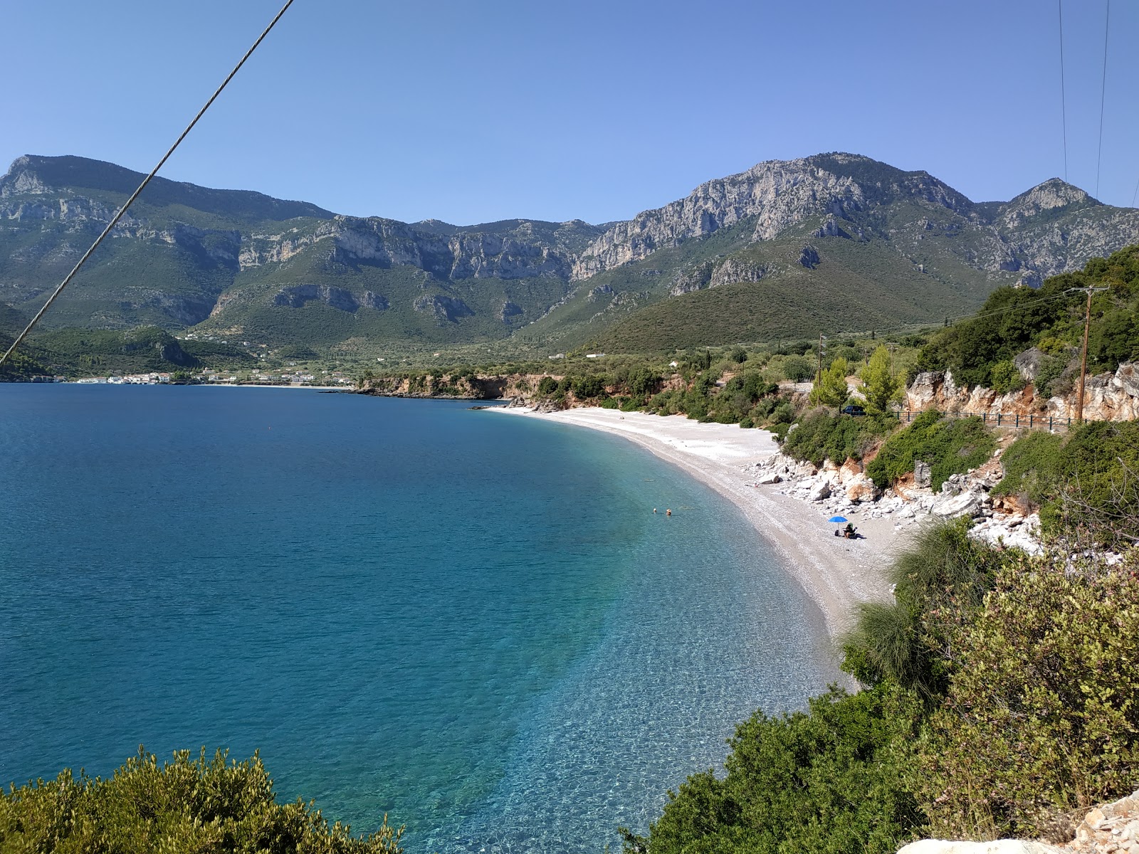 Photo de Agia Kyriaki beach avec moyenne baie