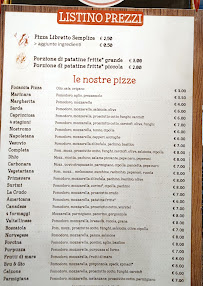 Menu du Bru&Gio Pizza Express à Arzachena