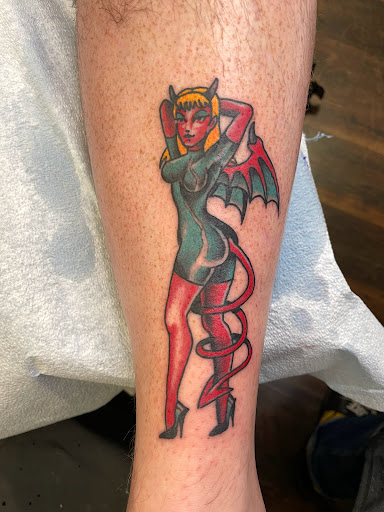 Explore burn the boats tattoo ideas, creative tattoo ideas in Delmar, available at Resolute Tattoo