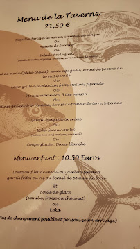 Restaurant basque La Taverne Basque à Saint-Jean-de-Luz - menu / carte