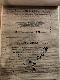 Restaurant Le Trappeur à Dijon menu