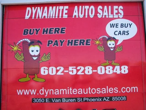 Used Car Dealer «Dynamite Auto Sales Inc», reviews and photos, 3050 E Van Buren St, Phoenix, AZ 85008, USA