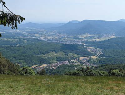 Panorama sur le val de Villé à Breitenbach