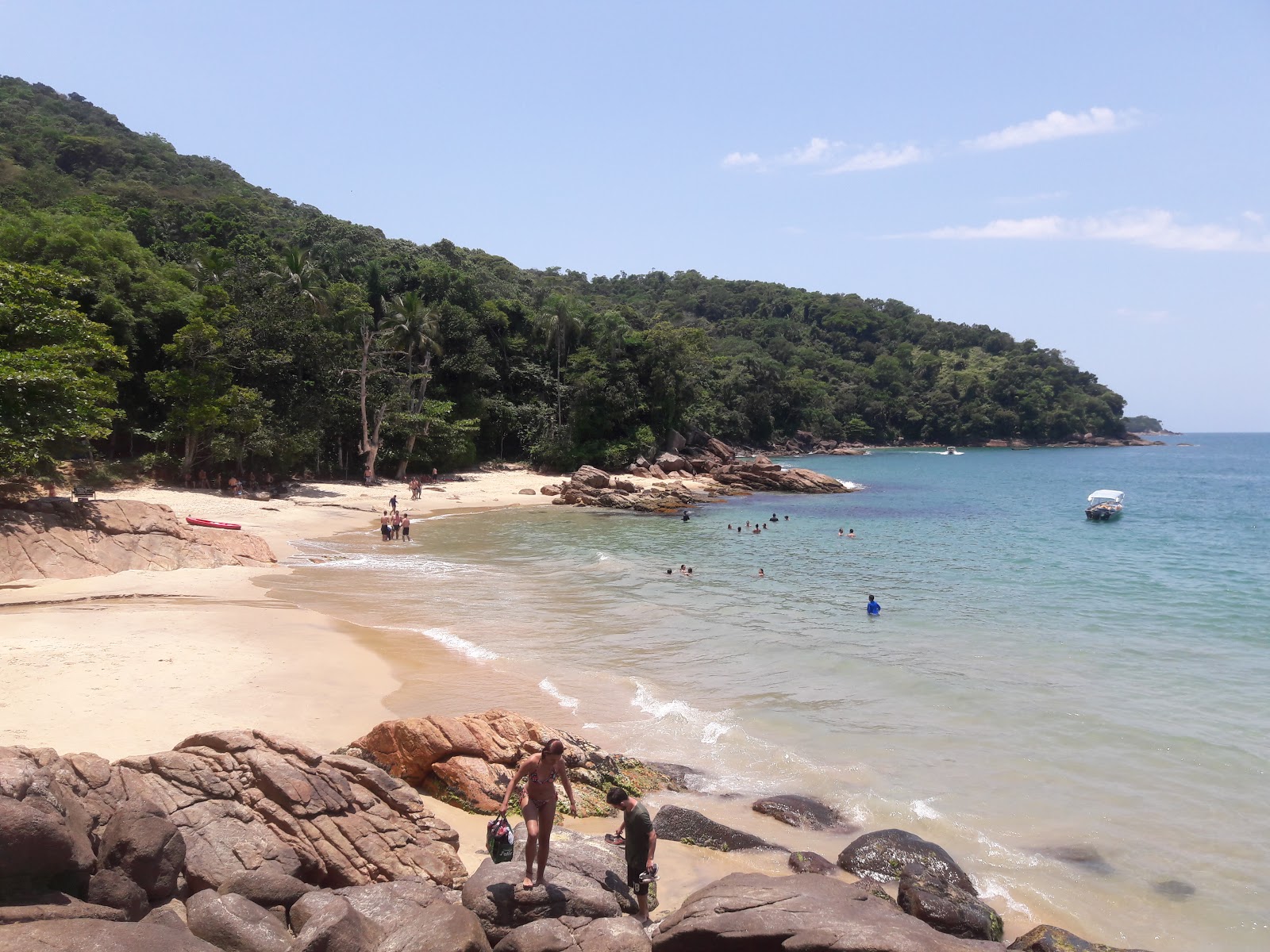 Foto van Strand van Cedro do Sul met turquoise puur water oppervlakte