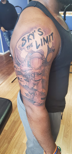 Explore drip tattoo ideas, creative tattoo ideas in Tupelo, available at Primal Ink Tattoo Studio