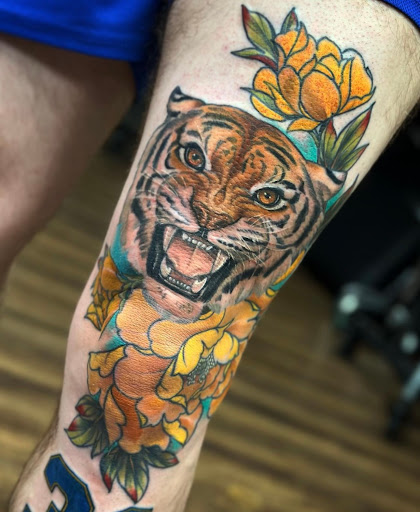 Explore comet tattoo ideas, creative tattoo ideas in Indianapolis, available at Great Day Tattoo