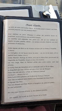 Restaurant - Hôtel La Calade Salagou à Octon menu