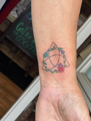 Explore woman shoulder tattoo ideas, creative tattoo ideas in Bethpage, available at Village Tattoo