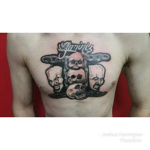 Explore film tattoo ideas, creative tattoo ideas in Minneapolis, available at Serenity Tattoo and Piercing