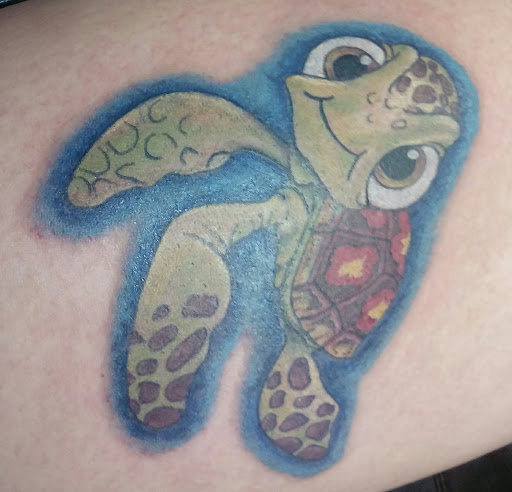 Explore anime forearm tattoo ideas, creative tattoo ideas in Owosso, available at Expressions Body Art Studio