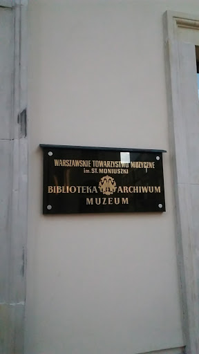 Biblioteka, Muzeum i Archiwum Warszawskiego Towarzystwa Muzycznego im. Stanisława Moniuszki