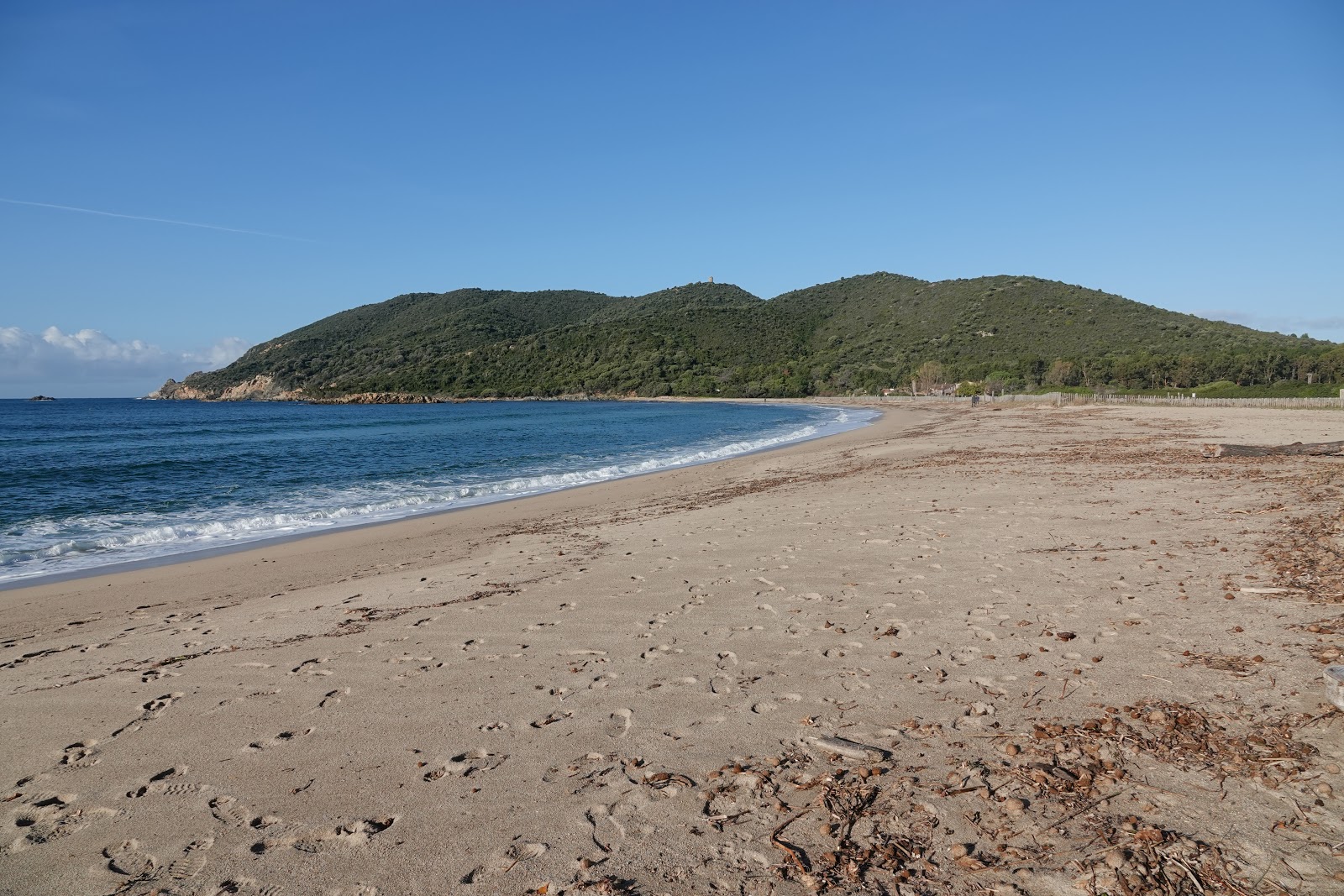 Φωτογραφία του Plage De Chiuni με φωτεινή λεπτή άμμο επιφάνεια