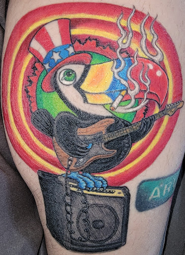 Explore toxic tattoo ideas, creative tattoo ideas in Toms River, available at Jersey Sure Lines Tattoo