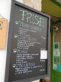 Postofisso pucceria agricola à Otranto menu