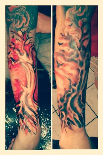 Explore anime tattoo sleeve ideas, creative tattoo ideas in Miami, available at Ink Rising Tattoo