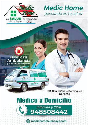 Médicos a domicilio MEDIC HOME HUANCAYO, Ambulancias