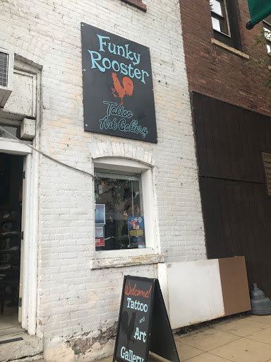 Tattoo Shop «Funky Rooster Tattoo and Art Gallery», reviews and photos, 73 S Grove Ave, Elgin, IL 60120, USA