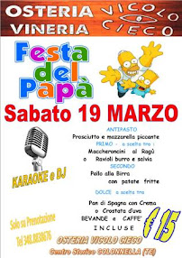 Restaurant Osteria Vicolo Cieco à Colonnella (le menu)