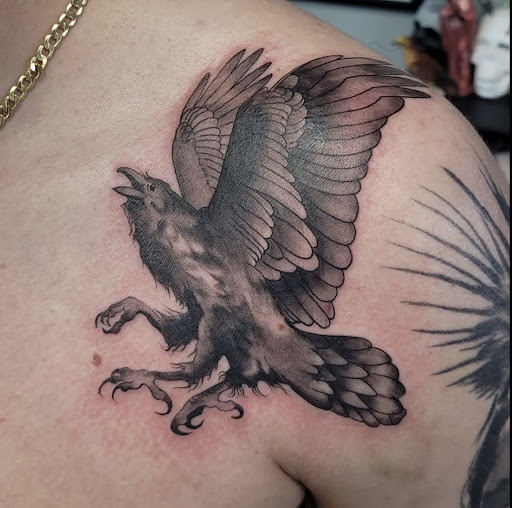 Explore womens thigh tattoo ideas, creative tattoo ideas in Nashville, available at Titan Tattoo