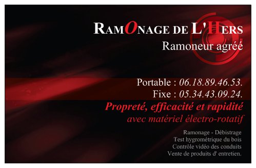 RAMONAGE DE L' HERS