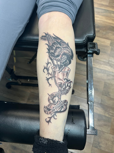 Explore rose foot tattoo ideas, creative tattoo ideas in Springfield, available at Ohio Tattoo Co