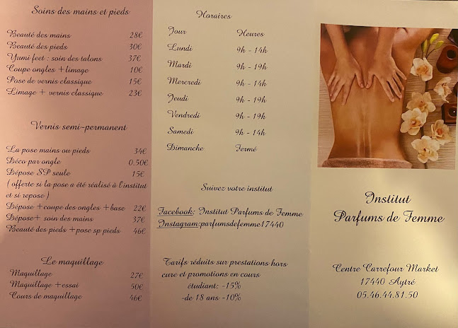 Opinii despre Institut Parfums de Femme în La Rochelle - Salon de beauté