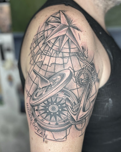 Explore unique sleeve tattoo ideas for females, creative tattoo ideas in West Palm Beach, available at Water Street Tattoo Inc