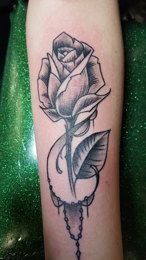 Explore jurassic park tattoo ideas, creative tattoo ideas in Saint Louis, available at Steel and Ink Tattoo Studio