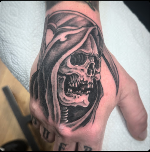 Explore big cat tattoo ideas, creative tattoo ideas in Staten Island, available at Bound For Glory Tattoo