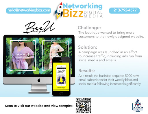 SEO Website Design Pasadena Networking Bizz image