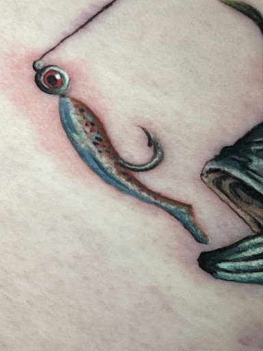 Explore cross with names tattoo ideas, creative tattoo ideas in Greensboro, available at Tried and True Tattoo Company