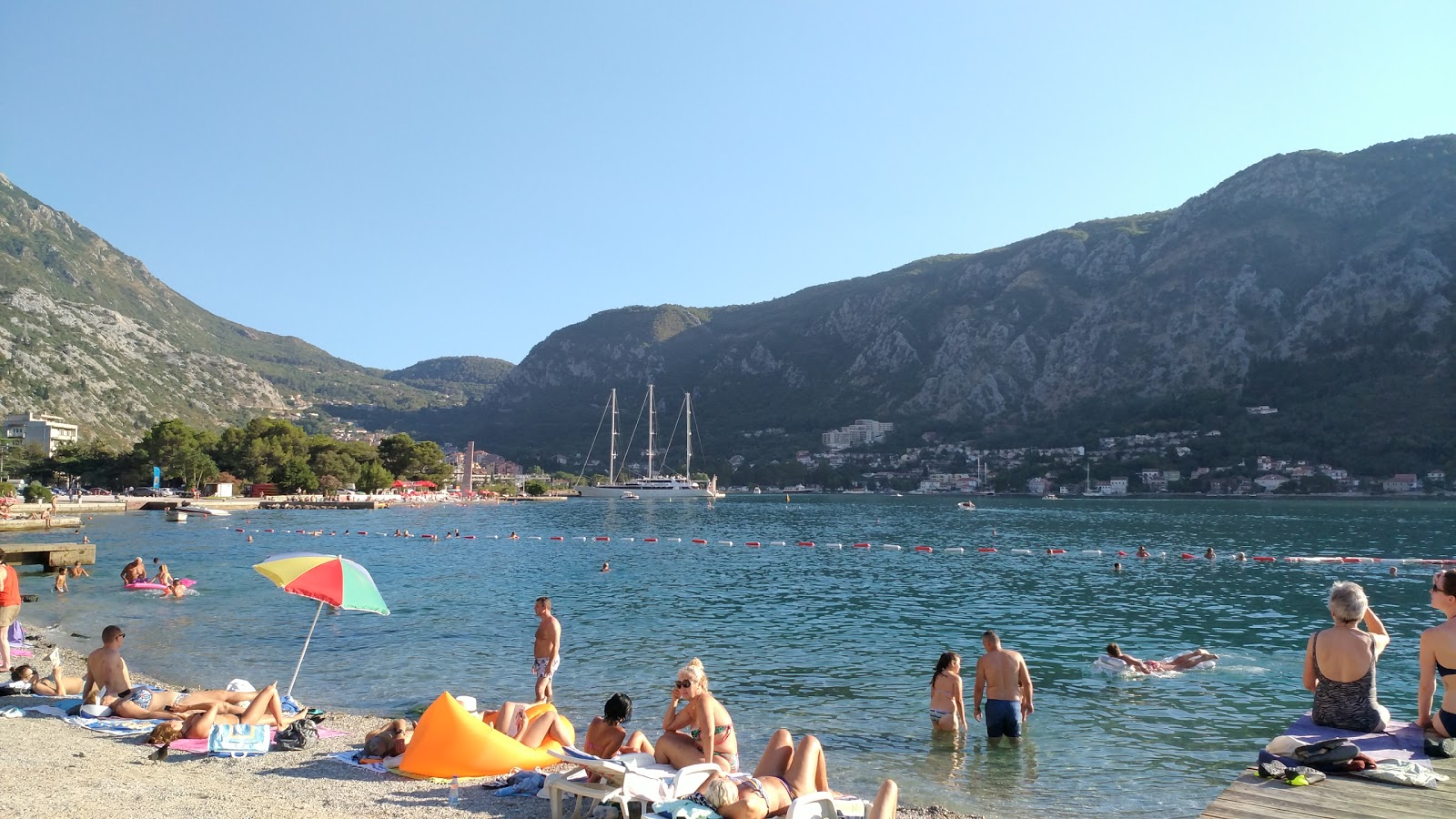 Photo of Kotor beach amenities area