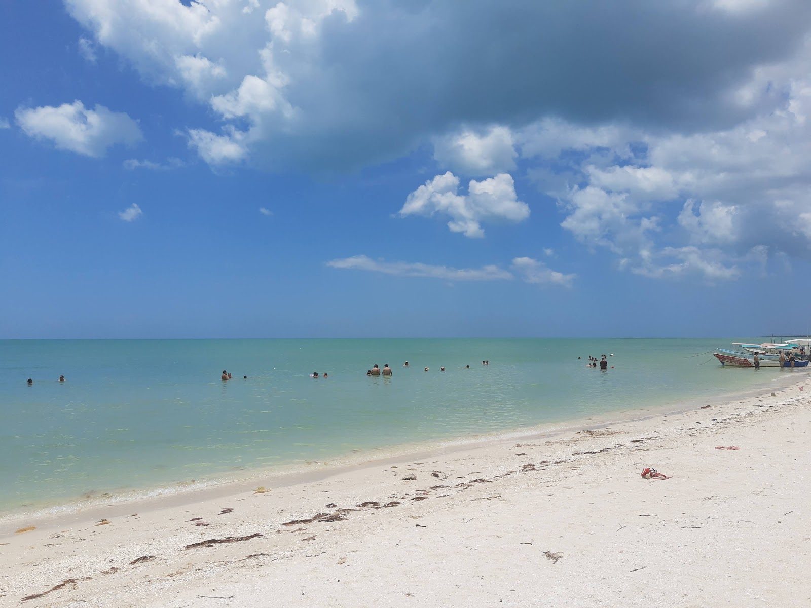 Photo de Playa Norte Celestun - endroit populaire parmi les connaisseurs de la détente