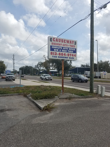 Auto Repair Shop «Causeway Discount Auto & Tires», reviews and photos, 7102 Causeway Blvd, Tampa, FL 33619, USA