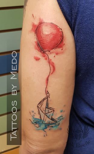 Explore bass tattoos ideas, creative tattoo ideas in Streator, available at Ink Beetle Tattoo