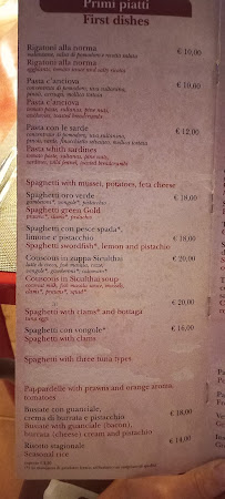 Il Pipino Rosso à Palermo menu