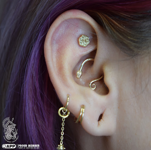 Explore cute female tattoo ideas, creative tattoo ideas in Pompano Beach, available at Athena Body Adornment