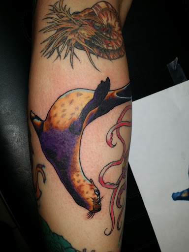 Explore fishing lure tattoo ideas, creative tattoo ideas in Foley, available at Black Sheep Custom Tattoos and Piercings