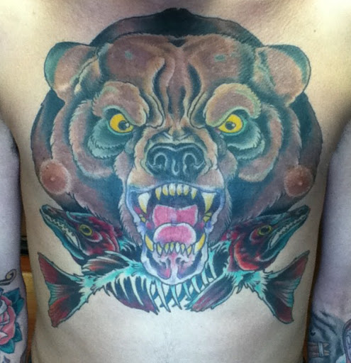 Explore tattoo ideas for men's back, creative tattoo ideas in Syracuse, available at Resurrected Tattoo