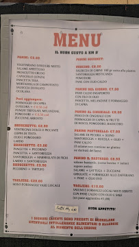 Menu du Pane Amaro à Calascio