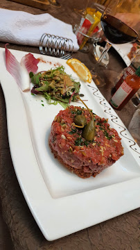 Steak tartare du Restaurant français Les Calicots à Fabrezan - n°7