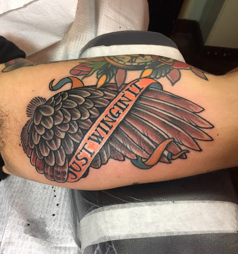 Explore overcome tattoo ideas, creative tattoo ideas in Houghton, available at Bramble & Stag Tattoo Parlour