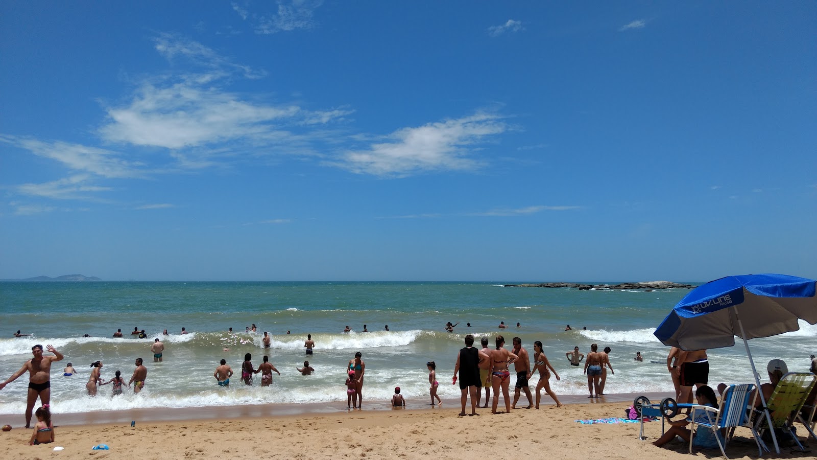 Foto von Strand Mar do Norte und die siedlung