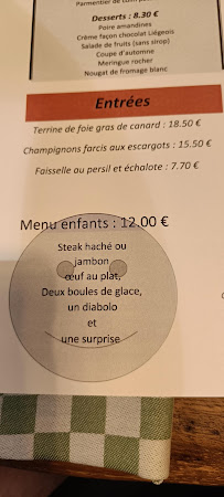 Restaurant français L'Auberge à Laxou - menu / carte