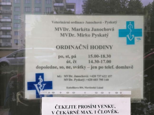 Veterina, MVDr.Janochová - ošetření psů a koček, očkování, Mariánské Lázně - Veterinář