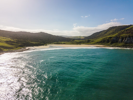 Purakaunui Bay Beach