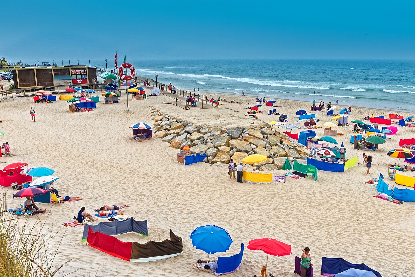 Fotografija Praia da Vagueira z modra voda površino