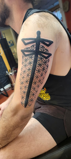 Find in between boob tattoo ideas for your next unique tattoo in Dripping Springs at Hill Country Arts Piercings And Tattoos